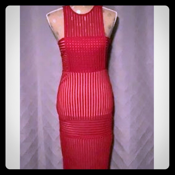 AKIRA Dresses & Skirts - Sheer Black & Red Sleeveless 2 Dress BUNDLE New